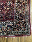 Antique  Sarouk  Rug 9x12 Ft Cir 1900