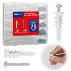 Self Drilling Drywall Anchors With Screws Kit 120 Pcs  No Pre Drill Required   