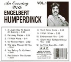 An Evening With Engelbert Humperdinck Vol  1   Vol  2  cd   2 Disc Set  Mint