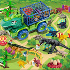 Dinosaur Toys For Kids 3-5 dinosaur Truck With 8 Dinosaur Figures play Mat egg t