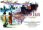     1997-5 May India   South Asia Afghanistan Myanmar National Geographic Map - A1