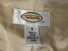Talbots Women   s 8 Gold Silk Blend Open Front Blazer Jacket New