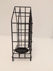 Norwex Wire House Counter Cloth Towel Holder Organizer Black Mesh Rack 