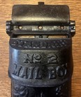 Antique Cast Iron Standard No 2 Mailbox Wall Mount