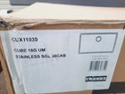 Franke Cube 31-1 2  Undermount Stainless Steel Kitchen Sink Cux11030