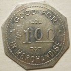 Gersbach Wacker Company  bartlett  Texas  Good-for  1 00 Trade Token