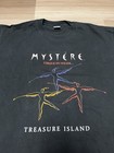 Vintage 90s Cirque Du Soleil Mystere Black Shirt Treasure Island Las Vegas Sz Xl