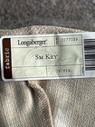 Longaberger Small Key Basket Liner   Oatmeal  2077089   Mip 