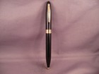 Sheaffer Vintage Crest Black Laque Ball Pen  591--new Old Stock