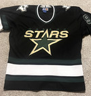 Vintage Mike Modano  9 Dallas Stars Hockey Jersey By Starter Black Rare Htf Lg