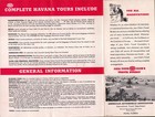 Aaa 1950 Havana Cuba Winter Holiday Tour Brochure Pan Am Ss Florida Miami