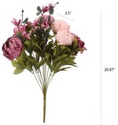 Flowers Vintage Artificial Peony Silk Flowers Wedding Home Decorationpack Of 1 N