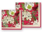 Two Individual Napkins Christmas Flowers Lunch  decoupage   708  