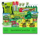 Green Snack Box - Green Snacks Green Party Candy Cookies