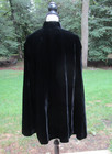 Vintage Women s Black Velvet Opera Cape Size  Read Costume Theater Durnils