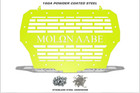 1 Piece Steel Grille For Polaris Rzr Turbo 2017-2018 - Molon Labe Lime Sqeeze