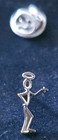 Rare The Saint Metal Promo Pin Simon Templar Movie Tv Series Lapel Tie Tack Film