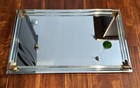 Vintage Vanity Tray Dresser Mirror Perfume Tray Glass Rails 10x16   