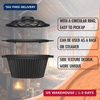 Wood Stove Steamer   Cast Iron Humidifier  1 4 Qt Fireplace Simmer Pot With Cast