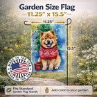 Caroline s Treasures Chow Chow Christmas Garden Flag Dac3426gf