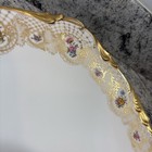 Antique J Pouyat Limoges France Gold Gilt Fine Porcelain 13  Serving Platter