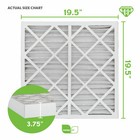 Aerostar 20x20x4 Merv 11 Furnace Air Filter  6 Pack