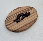Vintage Kokopelli Marble Stone Carved Magnet Native American Flute Man Rare 18