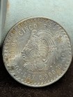 Mexico 1948 5 Pesos Silver Coin Ley 0 900 Estados Unidos Mexicanos
