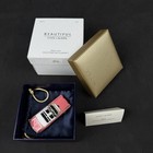 Estee Lauder Beautiful Pink Lady Cadillac Solid Perfume Compact With Pouch