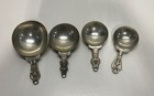 Crosby   Taylor American Pewter Measuring Spoon Set With Stand 5 Piece