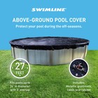 Swimline 24  Round Above Ground Swimming Pool Winter Cover  open Box 