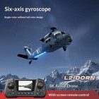 4drc L2 4ch Rc Helicopter 8k Camera 6-axis Gyro Black Hawk Military With Screen