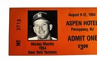 1984 Mickey Mantle 5th Annual National Sports Collectors Convention Ticket