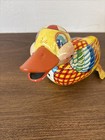 Vintage Wind Up Clever Quacky Tin Toy By Alps Works