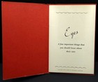 1939 Booklet  eyes  Published By The Guild Of Prescription Opticians Eyeglasses