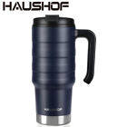 Haushof 24 Oz Travel Mug Steel Double Wall Vacuum Insulated Spill Proof Tumbler