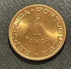 1947 Portuguese India 1 Tanga Nice Red Bu