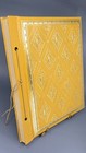 Vtg 1960s Mcm Harvest Gold Yellow Photo Album Scrapbook Unused 14x12 - 64 Pages