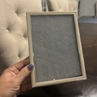 Siena Silver Narrow Ivory Enamel Picture Frame Fits 5x7 Inch Photo