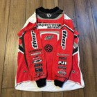 Vintage 90s Ea Supercross Series Red And Black Motocross Jersey Size Youth Large