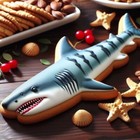 Shark 6   Cookie Cutter Metal Ocean Beach Zoo Birthday Party