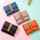 Real Leather Women Short Billfold Wallet Clutch Card Holder Zip Coin Purse Gift