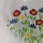 Georges Briard Vintage Mid-century Retro Modern Glass Plate Dish Garden Florals
