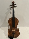 Antique Vintage 4 4 Acoustic Violin Outfit W  Hard Case Bow Included