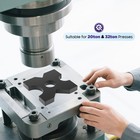 2pcs Hydraulic Shop Press Plates H-frame Pressing Plate Fit For 20 Ton Pressure