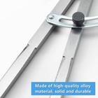 Worklion Woodworking Compass Geometry Set - Large Locking 8 Inch  Silvery