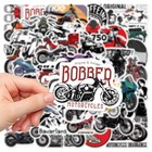 50pcs Vintage Motorcycle Stickers - Diy Decor For Laptops  Guitars  Skateboards