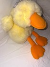 Eden Yellow Duck Plush Stuffed Animal With Orange Feet And Bow