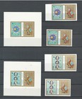 Sharjah Uae Astronauts Mnh Full Set Imperforat Sheets Stamps Scans Lot sha 376 