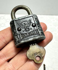 Antique Keyed Padlock Lot Yale   Towne Brass Corbin Mini Lock Eagle Terryville